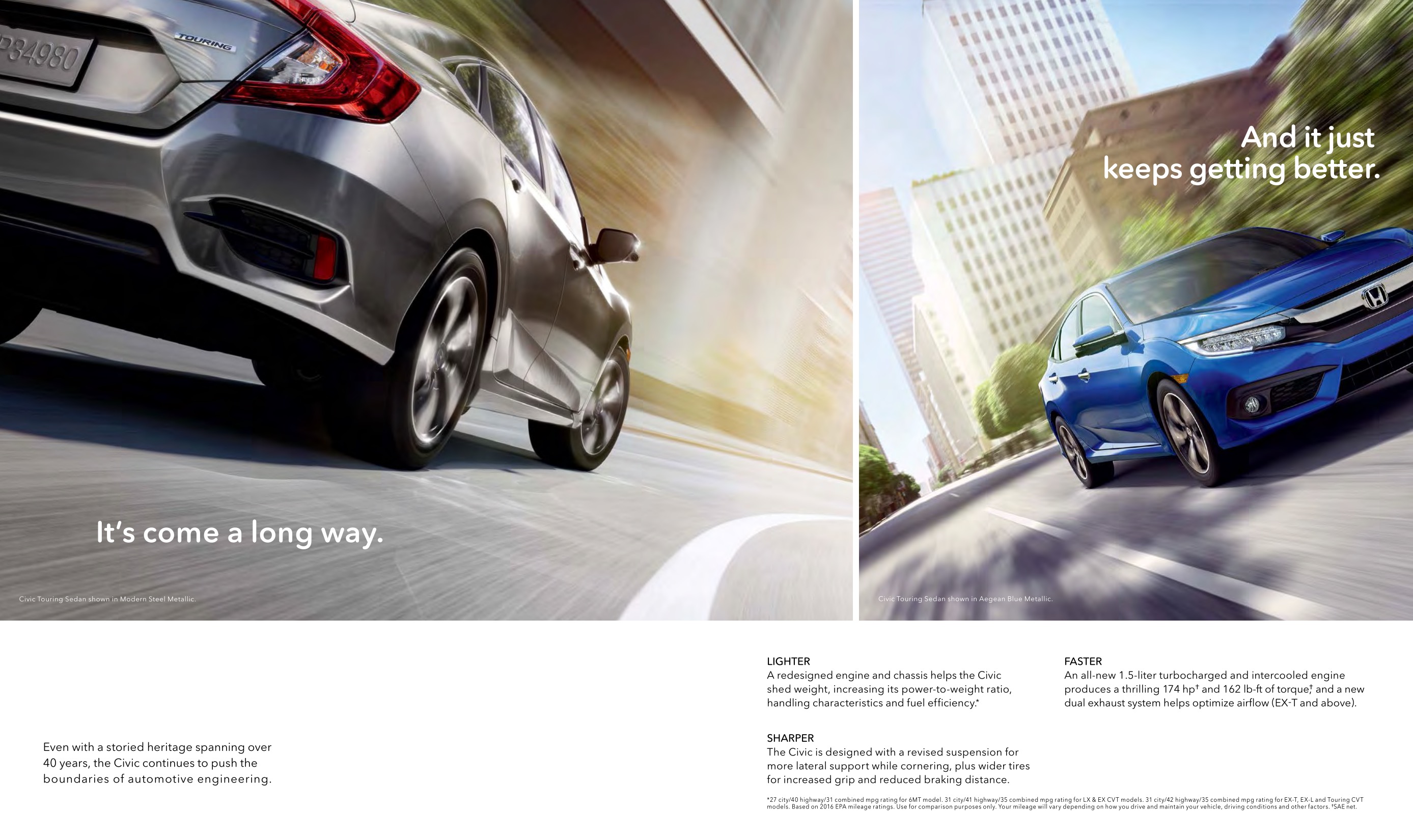2016 Honda Civic Brochure Page 5